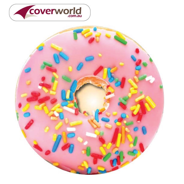 Printed Spare Tyre - Wheel Cover - Pink Doughnut