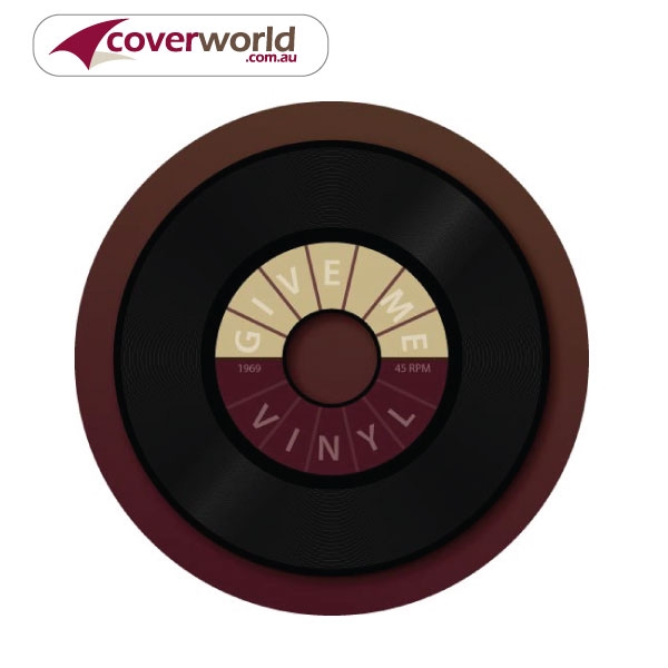 Printed Spare Tyre - Wheel Cover - Vinyl Record