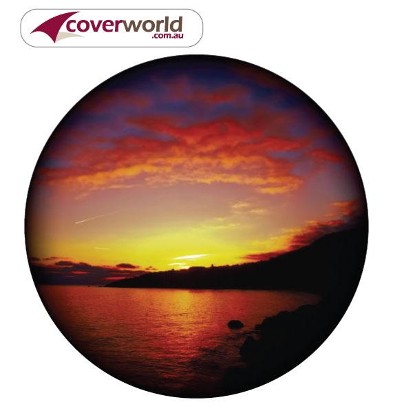 Printed Spare Tyre - Wheel Cover - Sunset Sky