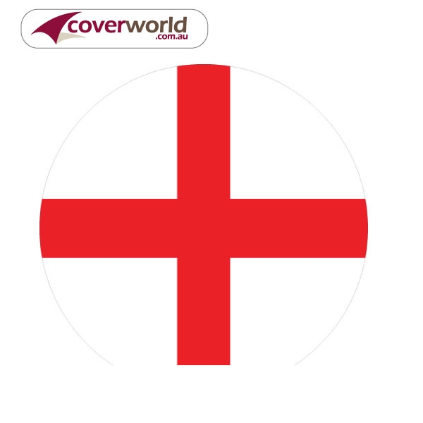 Printed Spare Tyre - Wheel Cover - St Georges Cross