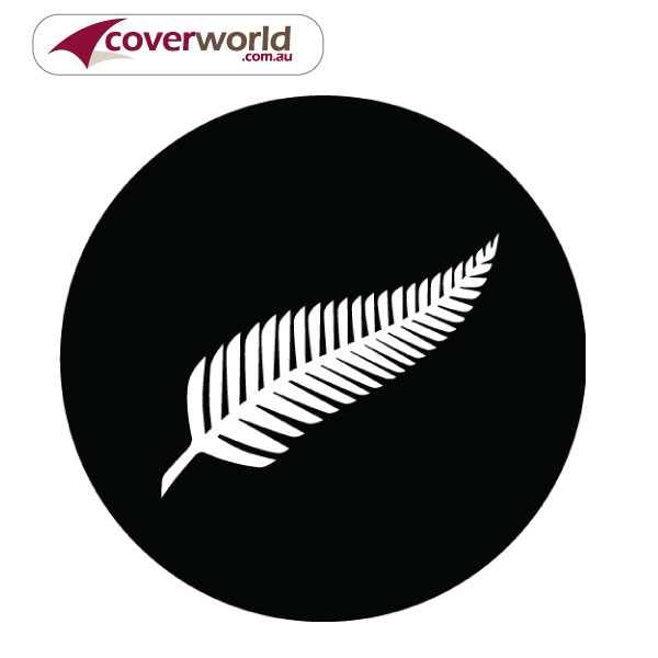 Printed Spare Tyre - Wheel Cover - Silver Fern
