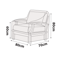Outdoor Chair Cover - 80cm Length