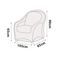 Outdoor Chair Cover - Oversized - 105cm Length