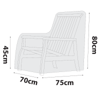 Outdoor Chair Cover - Low - 70cm Length