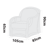 Outdoor Chair Cover - Oversized - 105cm Length