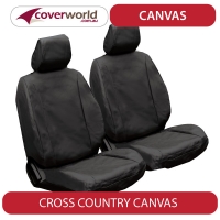Isuzu D-MAX Seat Covers Cross Country Canvas - LS-M / LS-U / X-Terrain Crew Cab - July 2020 to Current