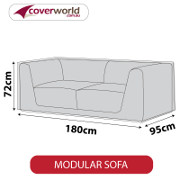 Outdoor Modular Sofa Cover 180cm Length