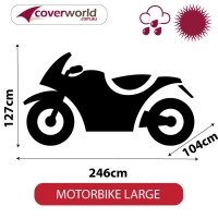 Motorbike Cover - Outdoor Cover - Large