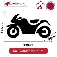 Motorbike Cover - Outdoor Cover - Medium