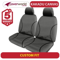 Ford F250 Seat Covers - XL and XLT with 5 Seats - July 2001 to June 2007 - Kakadu Canvas
