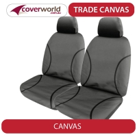 Seat Covers Hilux Workmate Dual Cab - July 2015 to Current - Trade Canvas