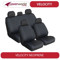 Isuzu D-MAX Seat Covers Velocity Neoprene - LS-M / LS-U / X-Terrain Crew Cab - July 2020 to Current