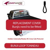 Nissan Navara Tonneau Cover D21 / D22 Dual Cab 4WD - Replacement Cover with Bunji