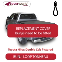 Toyota Hilux Dual Cab without Sports Bars Tonneau Cover Cover - Replacement Bunji