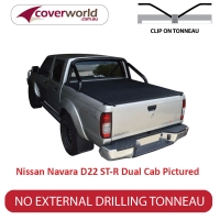 Nissan Navara D40 ST-X Dual Cab Tonneau Cover Cover - Clip On