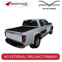 Holden Rodeo and Colorado - RA and RC Series Crew Cab  -  Tonneau Cover - Clip On