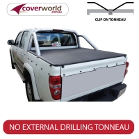 Holden Rodeo and Colorado Soft Tonneau Cover - Colorado RA - RC Series - Clip On Cover