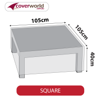 Outdoor Square Table Cover - 105cm