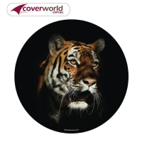 Printed Spare Tyre - Wheel Cover - Twilight Tiger