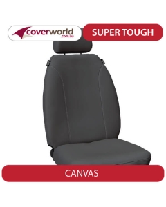 Super Tough Canvas Seat Covers for Isuzu MUX Custom Fit Fleet Trade vehicle Canvas