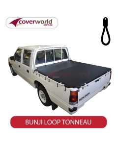 holden rodeo - tf series crew cab  -  tonneau cover - bunji - new installation