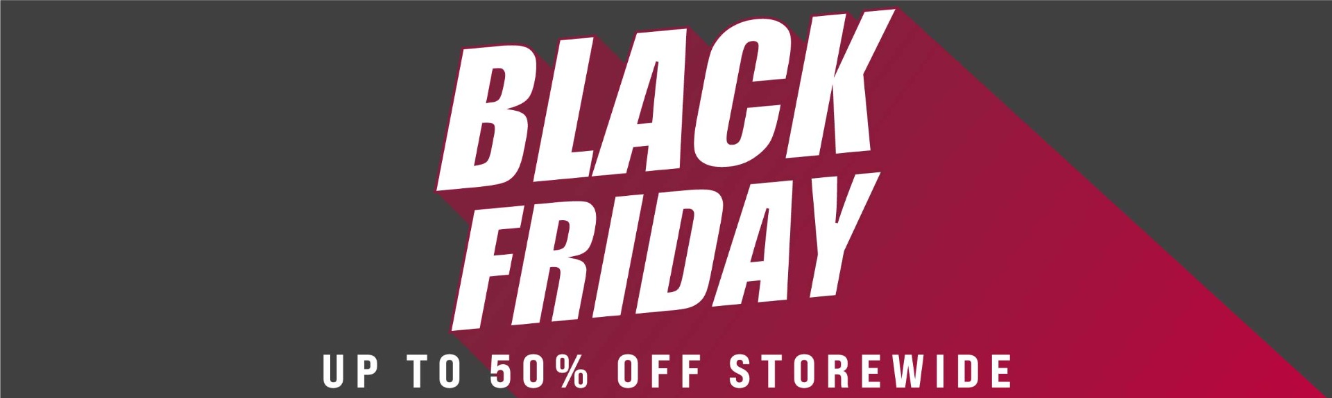 Coverworld Black Friday Sale Banner - Up to 50% off storewide sale through November for Black Friday sales