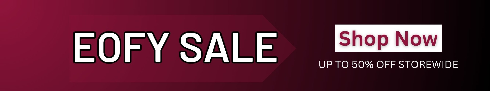 EOFY sale banner